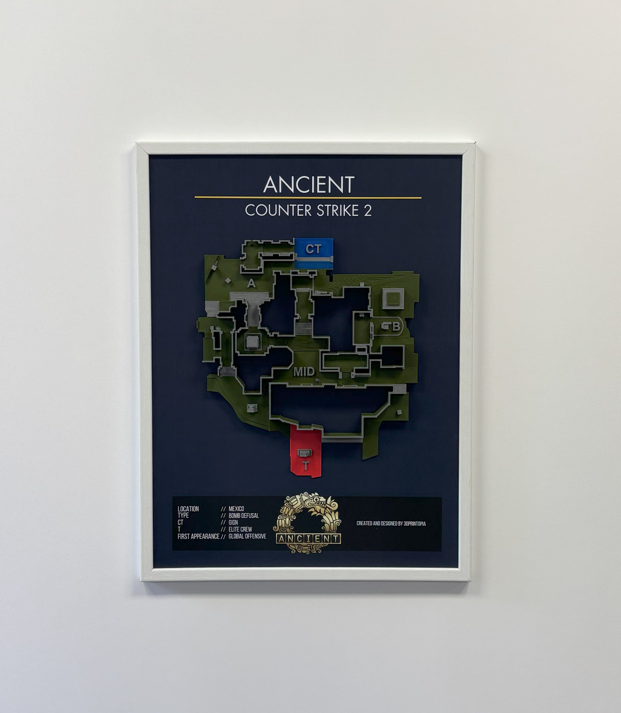 CS2-''ANCIENT'' wall art A3