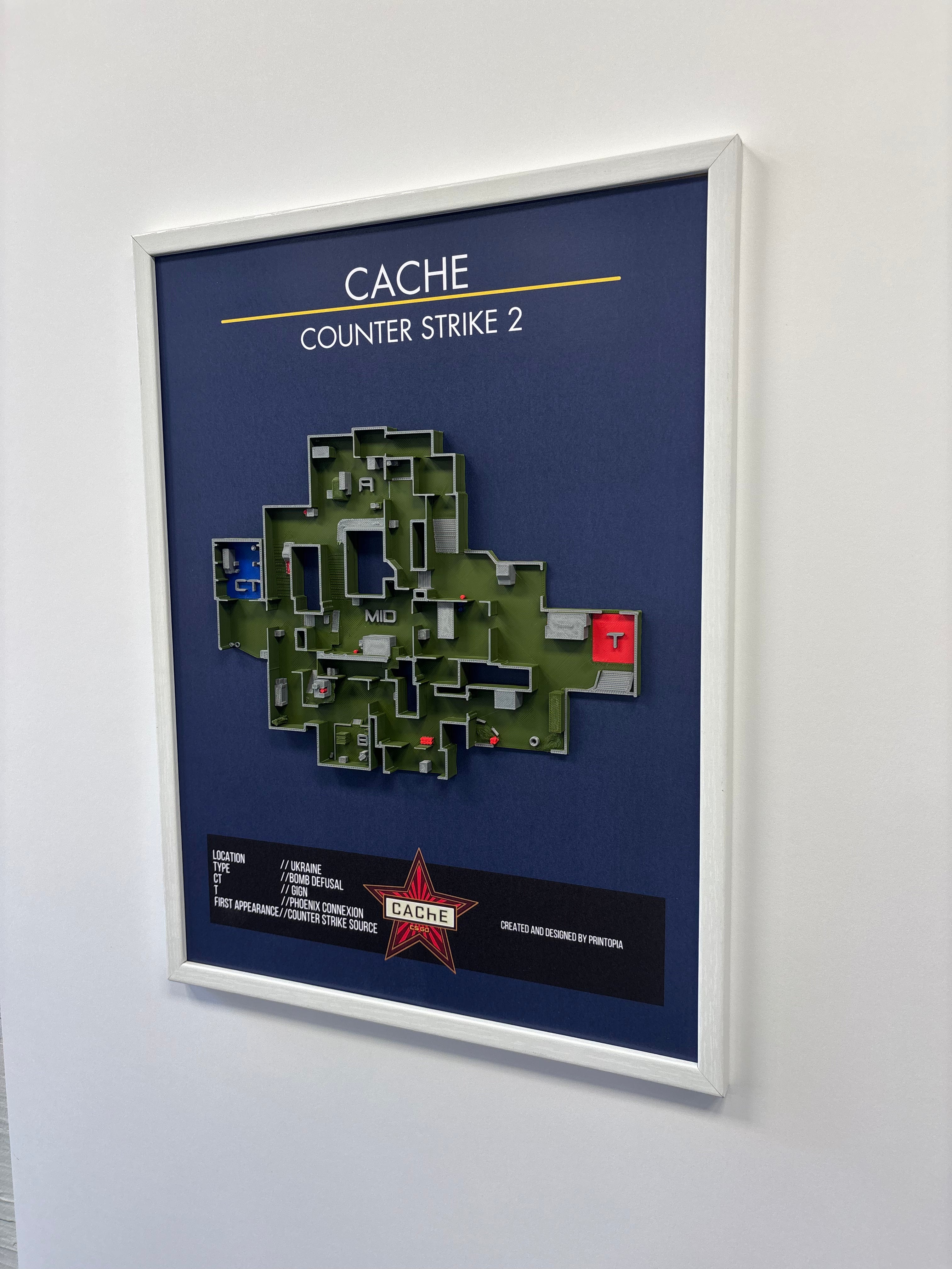 CS2-''Cache'' wall art A3